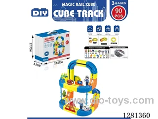 Magnetic Building Block Track