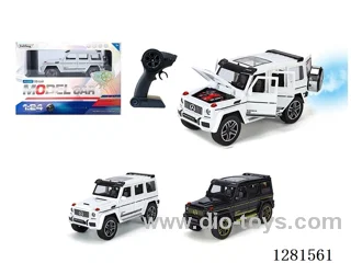 1:24 4ch rc alloy car W L/M/ spray included battery