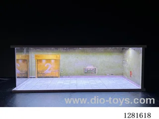 1:64 Model Car Garage Scene (Assembly Kit)
