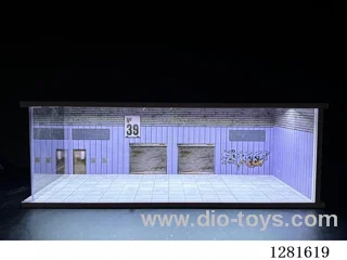 1:64 Model Car Garage Scene (Assembly Kit)