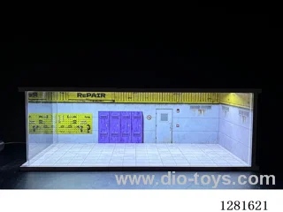1:64 Model Garage Scene (Build-It-Yourself)