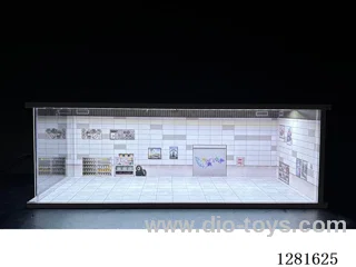 1:64 Model Garage Scene (Build-It-Yourself)