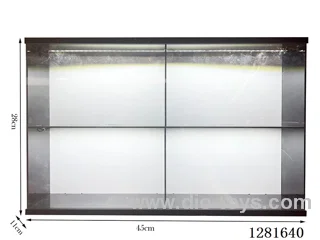 1:24 Large-Scale Model Car Storage and Display Cabinet (with LED Lighting and Acrylic Sliding Doors)