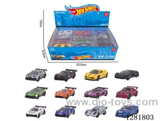 1:64 free wheel alloy car 24PCS