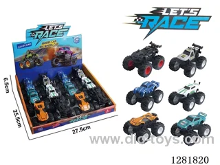 1:64 inertia alloy car 12PCS