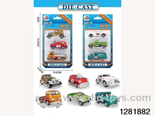 free alloy racing car（3pcs in window box