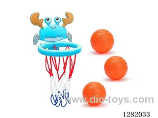 Bathroom Basketball Set (Includes 3 Balls)