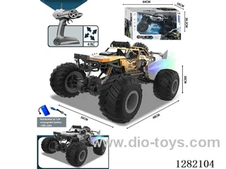 1:6 4WD 2.4G RC alloy car included battery