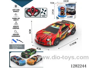 1:24 4ch 27MHz RC alloy car included battery
