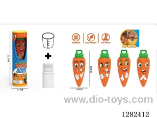 Carrot Non-Spill Bubble Bottle 60ML