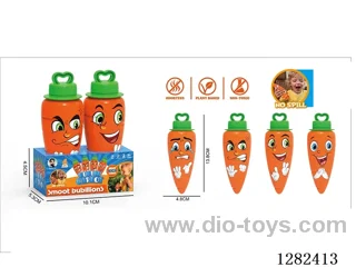 Carrot Non-Spill Bubble Bottle 30ML*2