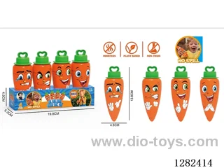 Carrot Non-Spill Bubble Bottle 30ML*4