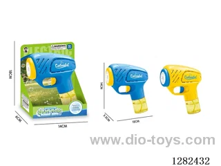 6-Hole Bubble Gun 35ML (Batteries Not Included)