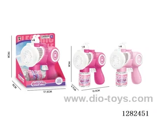 10-Hole Bubble Gun, 85ML (Batteries Not Included)