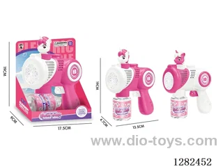 10-Hole Bubble Gun, 85ML (Batteries Not Included)