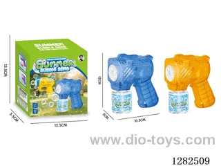 Electric Light-Up Small Multi-Hole Bubble Gun 70ML (Batteries Not Included)