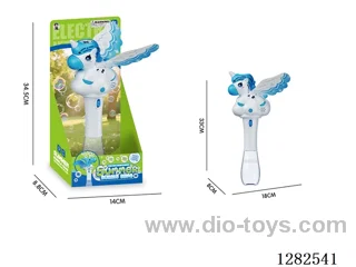 Unicorn Remote-Controlled Bubble Battle Machine (Batteries Not Included)