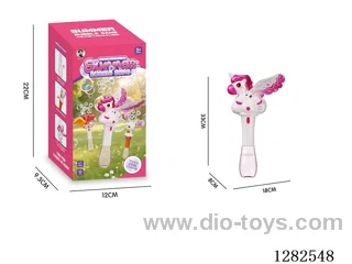 Unicorn Remote-Controlled Bubble Machine (Batteries Not Included)