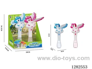 Unicorn Remote-Controlled Bubble Machine (Batteries Not Included)