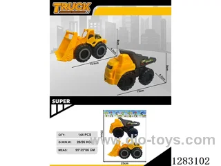 Free wheel construction vehicle 2PCS