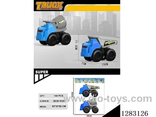 Free wheel construction vehicle 2PCS