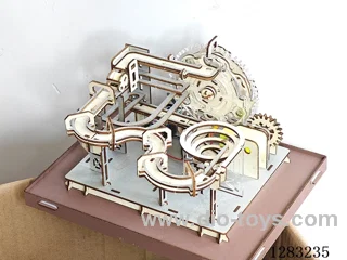 DIY Wooden Assembly Track Marbles