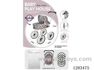 DIY EVA-Wheeled Hand Cart / Reinforced Fabric / 25CM Large Wheels (GCC)
