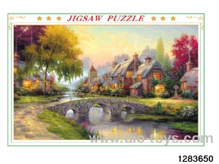 1000 pcs puzzle in color box