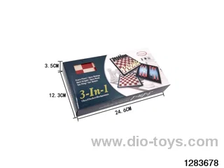 3 in 1 chess with magnetism
