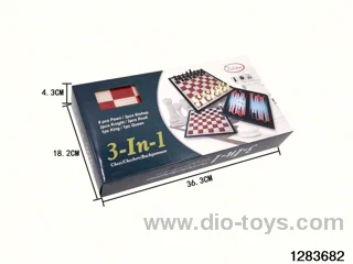 3 in 1 chess with magnetism