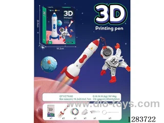 Rocket, PCL Low-Temperature 3D Printing Pen, 3D Drawing Pen