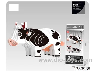 DIY 3D Cow Puzzle