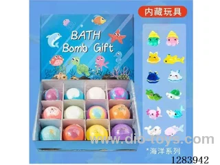 Bubble Bath Salt Balls, Ocean Series, 60g