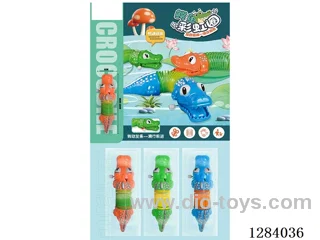 Rainbow Ring Wind-Up Crocodile