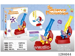 Microscope with light not included battery  2 colors
