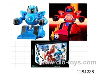 Battle-Ready RC Robot 2.4G W L/M / Programmable Moves / Dancing / Upgradeable Soccer Kit included battery