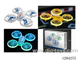 RC Quadcopter 2.4G Altitude Hold with Lights and Multiple Speed Settings included battery