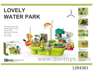 Fun Water Play Set, Manual Water-Spouting Sink 38 PCS (Non-Functional)