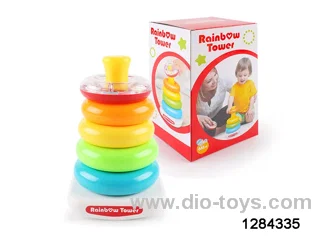 Rainbow Jenga in color box