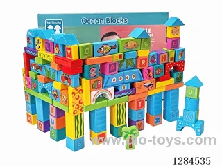 Wooden Scene Building Blocks 100PCS - Ocean