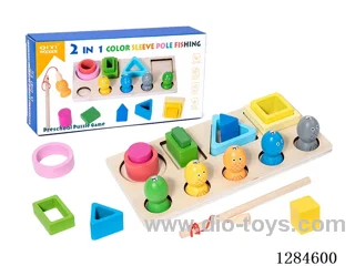Wooden 4 Column Fishing 2-in-1