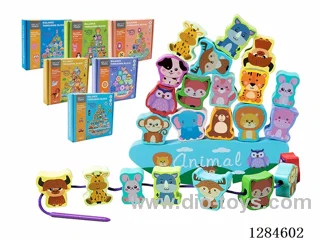 Wooden Balance Block Stacking Assortment