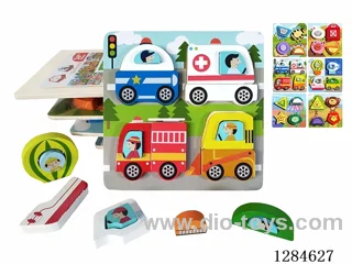 Wooden Creative Panel 3D Puzzles (Assorted)