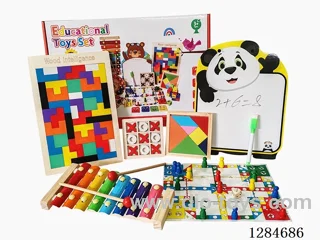 Wooden Educational Toy Set - 6PCS Set