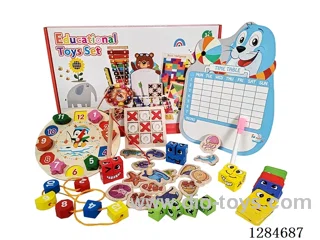 Wooden Educational Toy Set - 5PCS Set