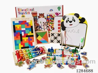 Wooden Educational Toy Set - 7PCS Set