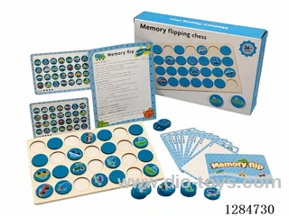 Wooden Transportation Memory Matching Game