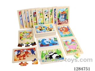 Wooden 12PCS Puzzle (Various Styles)