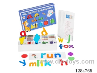 Wooden Multifunctional Word/Alphabet Sorting Box
