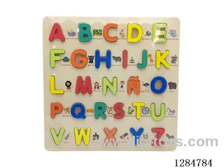 Wooden Alphabet Learning Board - Spanish